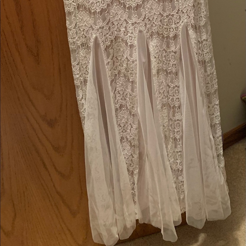 Beautiful bohemian wedding dress